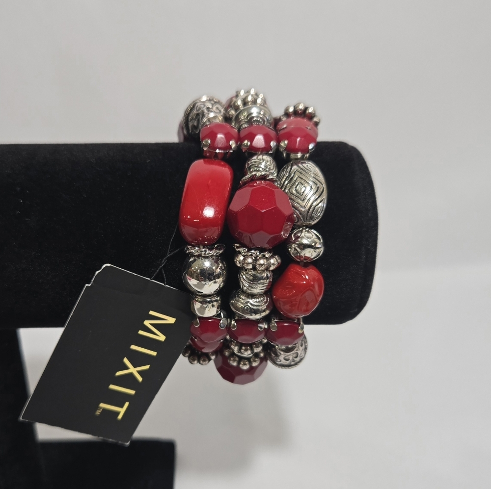 Mix It Stretchy Beaded Bracelet #1024